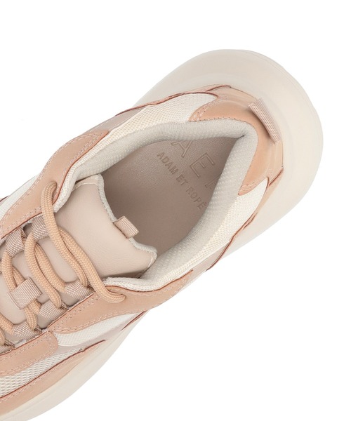 ADAM ET ROPE'（アダムエロペ）の「【WEB限定】ボリュームソールクリーミーカラースニーカー（スニーカー・レディース・ベージュ・38/36/37）」の6枚目の写真