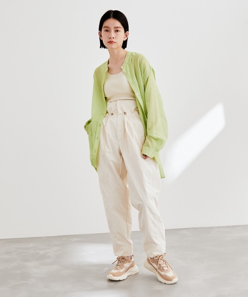 ADAM ET ROPE'（アダムエロペ）の「【WEB限定】ボリュームソールクリーミーカラースニーカー（スニーカー・レディース・ベージュ・38/36/37）」の9枚目の写真