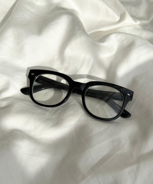 Me%(ミィパーセント)の「フトフチポイントメガネ(メガネ・レディース・ブラック系その他/その他・FREE)」の2枚目の写真