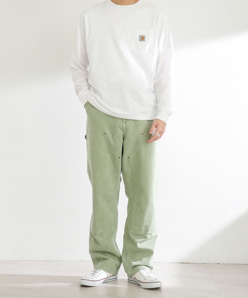 Carhartt(カーハート)の「carhartt LONG-SLEEVE POCKET T-SHIRTS(Tシャツ/カットソー・メンズ・カーキ/ホワイト/ブラック・MEDIUM/X-LARGE/LARGE)」の9枚目の写真
