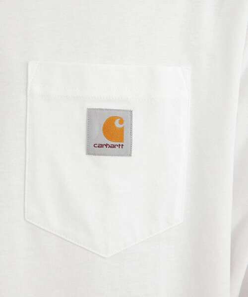 Carhartt(カーハート)の「carhartt LONG-SLEEVE POCKET T-SHIRTS(Tシャツ/カットソー・メンズ・カーキ/ホワイト/ブラック・MEDIUM/X-LARGE/LARGE)」の8枚目の写真