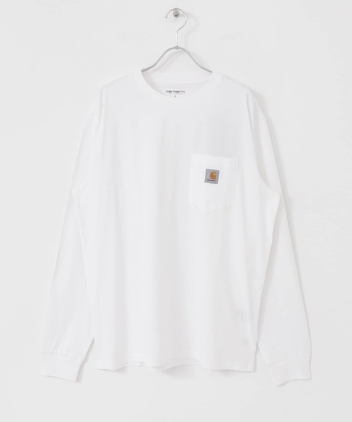Carhartt(カーハート)の「carhartt LONG-SLEEVE POCKET T-SHIRTS(Tシャツ/カットソー・メンズ・カーキ/ホワイト/ブラック・MEDIUM/X-LARGE/LARGE)」の16枚目の写真