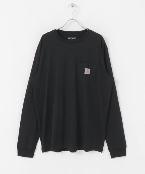 Carhartt(カーハート)の「carhartt LONG-SLEEVE POCKET T-SHIRTS(Tシャツ/カットソー・メンズ・カーキ/ホワイト/ブラック・MEDIUM/X-LARGE/LARGE)」の17枚目の写真