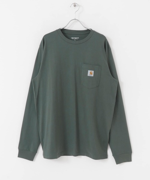 Carhartt(カーハート)の「carhartt LONG-SLEEVE POCKET T-SHIRTS(Tシャツ/カットソー・メンズ・カーキ/ホワイト/ブラック・MEDIUM/X-LARGE/LARGE)」の11枚目の写真