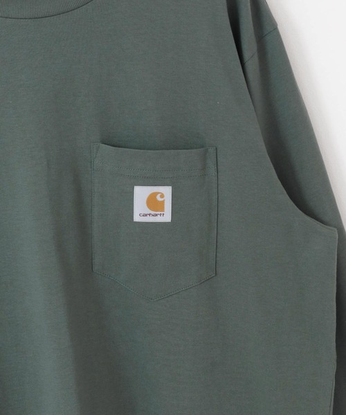 Carhartt(カーハート)の「carhartt LONG-SLEEVE POCKET T-SHIRTS(Tシャツ/カットソー・メンズ・カーキ/ホワイト/ブラック・MEDIUM/X-LARGE/LARGE)」の14枚目の写真