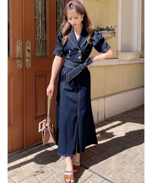 RESEXXY（リゼクシー）の「パターンデザインスカーフ（バンダナ/スカーフ・レディース・ブルー/レッド・FREE）」の11枚目の写真