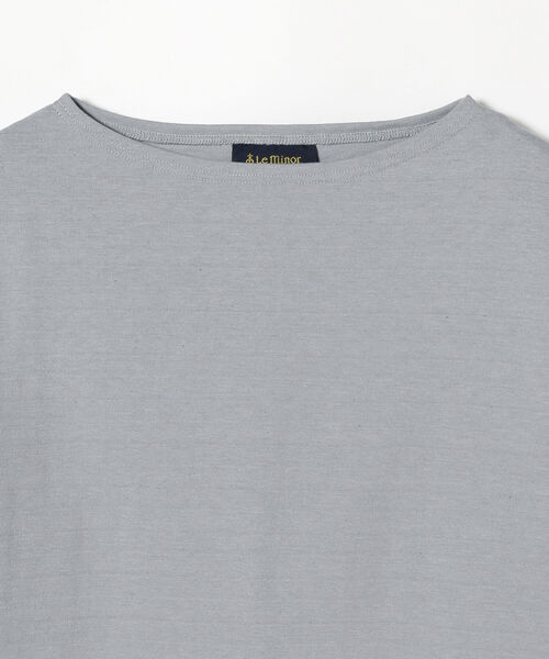Le Minor（ルミノア）の「Le minor × BEAMS F / 別注 20ゲージ コットン ボートネック カットソー（Tシャツ/カットソー・メンズ・ホワイト/ライトブルー/ブラック/ネイビー/ブラウン/グリーン系その他2・1/2/3）」の19枚目の写真