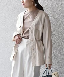 SHIPS | 〈手洗い可能〉 ミリタリー ジャケット ◇(ミリタリージャケット)