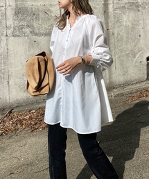 y/m by RIKA | ブロードギャザーチュニック(シャツ/ブラウス)