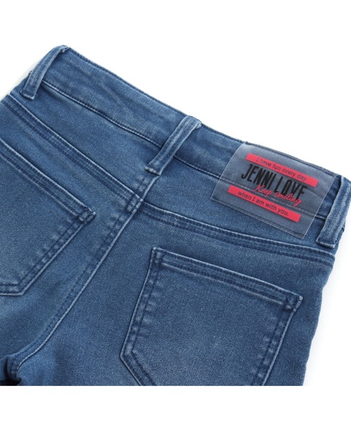 JENNI love（ジェニィラブ）の「前ボタンアシメデニムショーパン（デニムパンツ・キッズ・サックスブルー/ブルー・140cm/130cm/160cm/150cm）」の17枚目の写真