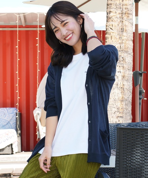 セール】サマーニット サマー カーディガン (男女兼用)（カーディガン