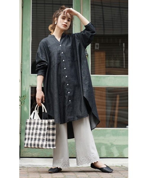 zootie（ズーティー）の「【レイヤードで見せるペチパンツ】 URBAN PLUS レースペチパンツ（その他パンツ・レディース・ブラック/オフホワイト/グレイッシュベージュ/ライトブルー/グレイッシュブルー/アイボリー/ネイビー/ライトベージュ/テラコッタ・フリー）」の17枚目の写真