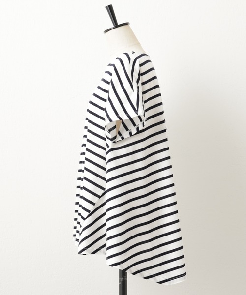 BEARDSLEY（ビアズリー）の「フレアカットソー（Tシャツ/カットソー・レディース・ホワイト/ブルー・FREE）」の16枚目の写真