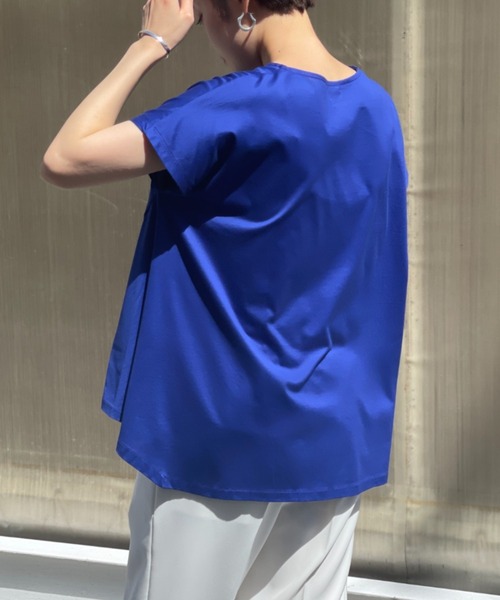 BEARDSLEY（ビアズリー）の「フレアカットソー（Tシャツ/カットソー・レディース・ホワイト/ブルー・FREE）」の22枚目の写真