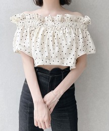 lilLilly | ハートオフショルトップス(シャツ/ブラウス)