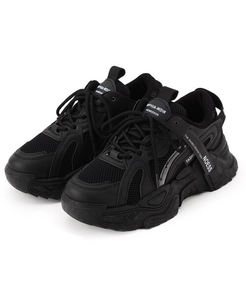 cs T&P（シーエスティーアンドピー）の「ロゴ入りダッドスニーカー（スニーカー・レディース・ベージュ/ブラック/ホワイト・L/M/LL/S）」の2枚目の写真