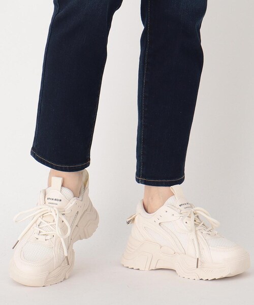 cs T&P（シーエスティーアンドピー）の「ロゴ入りダッドスニーカー（スニーカー・レディース・ベージュ/ブラック/ホワイト・L/M/LL/S）」の11枚目の写真