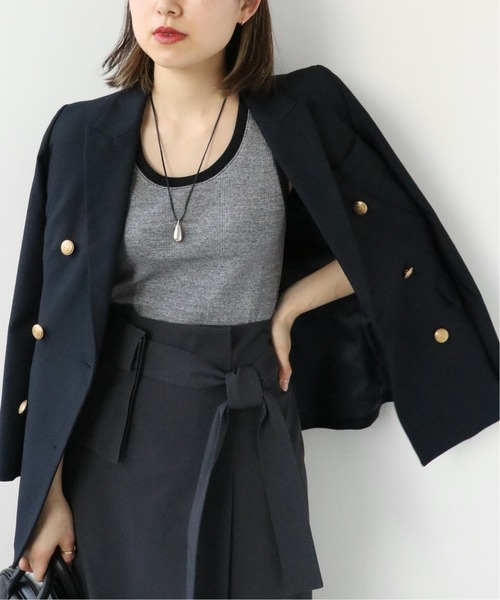 MILLER(ミラー)の「《追加》別注【MILLER/ミラー】*RELUME T/T:タンクトップ(タンクトップ・レディース・カーキ/ブラウン/ブラック系その他/サックスブルー・FREE)」の1枚目の写真