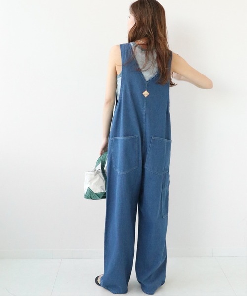 MILLER(ミラー)の「《追加》別注【MILLER/ミラー】*RELUME T/T:タンクトップ(タンクトップ・レディース・カーキ/ブラウン/ブラック系その他/サックスブルー・FREE)」の13枚目の写真