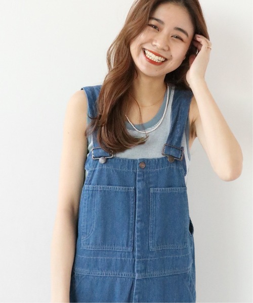 MILLER(ミラー)の「《追加》別注【MILLER/ミラー】*RELUME T/T:タンクトップ(タンクトップ・レディース・カーキ/ブラウン/ブラック系その他/サックスブルー・FREE)」の12枚目の写真