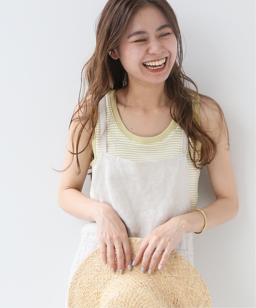 MILLER(ミラー)の「《追加》別注【MILLER/ミラー】*RELUME T/T:タンクトップ(タンクトップ・レディース・カーキ/ブラウン/ブラック系その他/サックスブルー・FREE)」の18枚目の写真