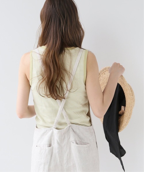 MILLER(ミラー)の「《追加》別注【MILLER/ミラー】*RELUME T/T:タンクトップ(タンクトップ・レディース・カーキ/ブラウン/ブラック系その他/サックスブルー・FREE)」の16枚目の写真