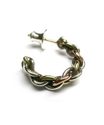 VIVIFY | ピアス/ツイスト×ツイスト/シルバー×ブラス×カッパー(ピアス（片耳用）)