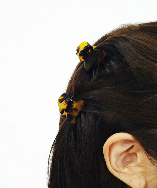 Alite cloth(アリーテクロス)の「ミニバンスクリップ 2個セット マーブルニュアンス(バレッタ/ヘアクリップ・レディース・オフホワイト/ブラック/ピンク/ブルー/ブラウン/グリーン/ピンク系その他/ホワイト/ダークブラウン/グリーン系その他/パープル/ベージュ/ネイビー/ブラウン系その他・FREE)」の18枚目の写真