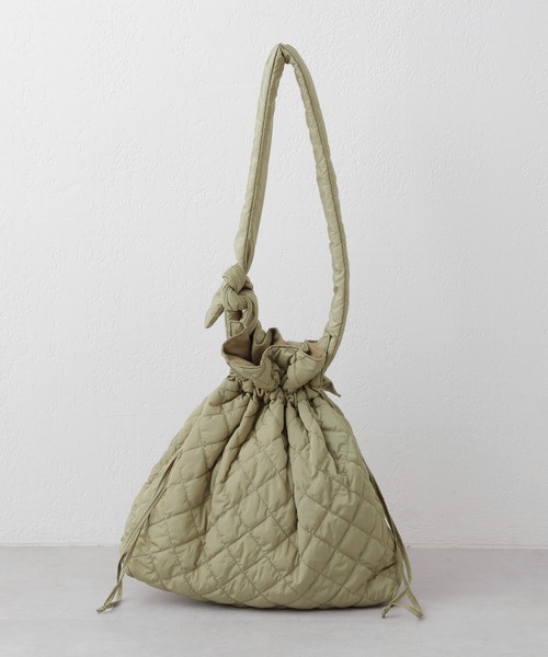 CIAOPANIC TYPY(チャオパニックティピー)の「【WEB限定】 キルティング結びビッグショルダーBAG(ショルダーバッグ・レディース・アイボリー/カーキ/ブラック・ONE SIZE)」の9枚目の写真