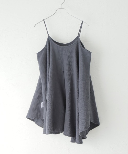 U by SPICK&SPAN（ユーバイスピックアンドスパン）の「【LEPIDOS/レピドス】 GAUZE LOOSE キャミ（ワンピース・レディース・ブラック系その他・FREE）」の5枚目の写真