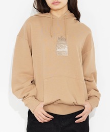 X-girl | SATIN PATCH SWEAT HOODIE(パーカー)