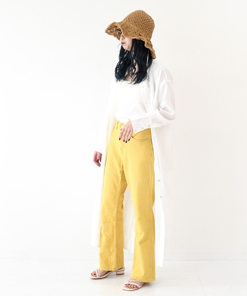 sango(sango)の「カツラギセミフレアパンツ(その他パンツ・レディース・アイボリー/ピンク/イエロー/グリーン・FREE)」の19枚目の写真