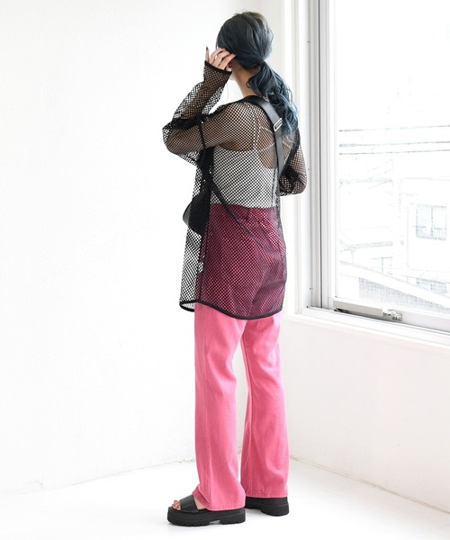 sango(sango)の「カツラギセミフレアパンツ(その他パンツ・レディース・アイボリー/ピンク/イエロー/グリーン・FREE)」の8枚目の写真