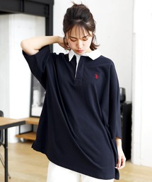 US.POLO ASSN. ユーエスポロアッスン / ブランド別注 オーバーサイズ半袖ラガーシャツ