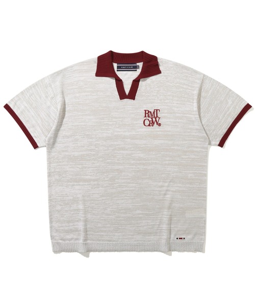 ROMANTIC CROWN(ロマンティッククラウン)の「【ROMANTIC CROWN】RECENT LOGO POLO SHIRT / ロマンティッククラウン リセント ロゴ ニット ポロシャツ(ポロシャツ・メンズ・ネイビー/ライトグレー/ホワイト・SMALL/LARGE/MEDIUM)」の19枚目の写真