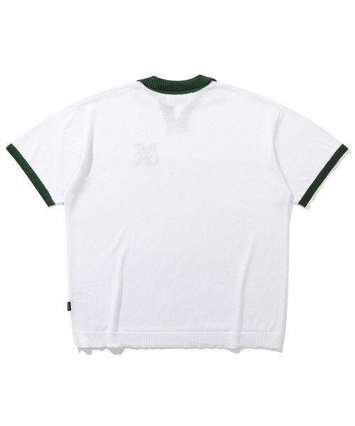 ROMANTIC CROWN(ロマンティッククラウン)の「【ROMANTIC CROWN】RECENT LOGO POLO SHIRT / ロマンティッククラウン リセント ロゴ ニット ポロシャツ(ポロシャツ・メンズ・ネイビー/ライトグレー/ホワイト・SMALL/LARGE/MEDIUM)」の12枚目の写真