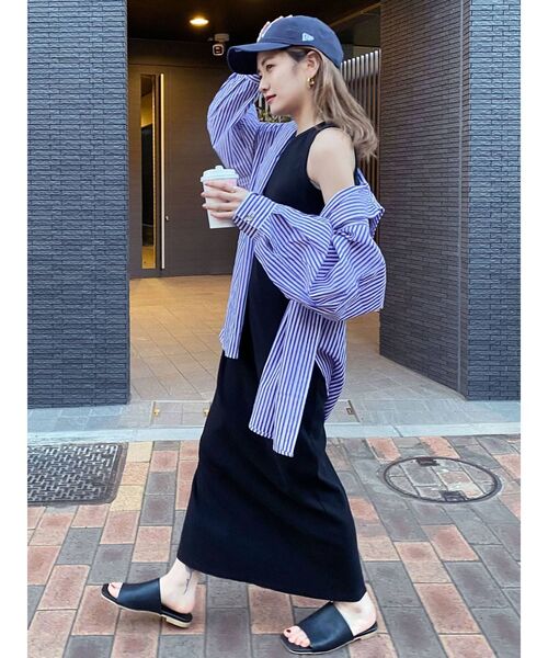 Ungrid（アングリッド）の「アメスリテレコフィットワンピース（ワンピース・レディース・グリーン/ブラウン/ブラック・FREE）」の13枚目の写真