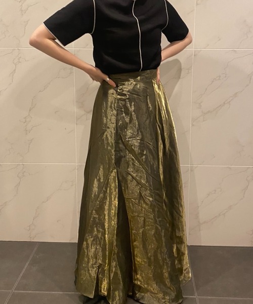 DuKKah(デュカ)の「Dukkah/【低身長向け】配色メロートップス(Tシャツ/カットソー・レディース・ホワイト/ブラック・X-SMALL)」の8枚目の写真