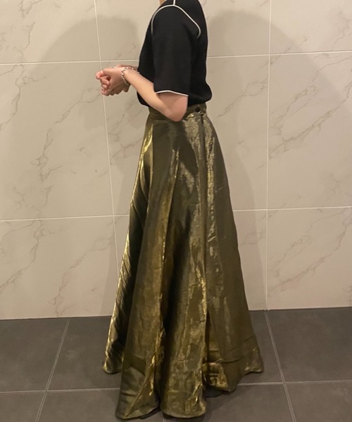 DuKKah(デュカ)の「Dukkah/【低身長向け】配色メロートップス(Tシャツ/カットソー・レディース・ホワイト/ブラック・X-SMALL)」の9枚目の写真