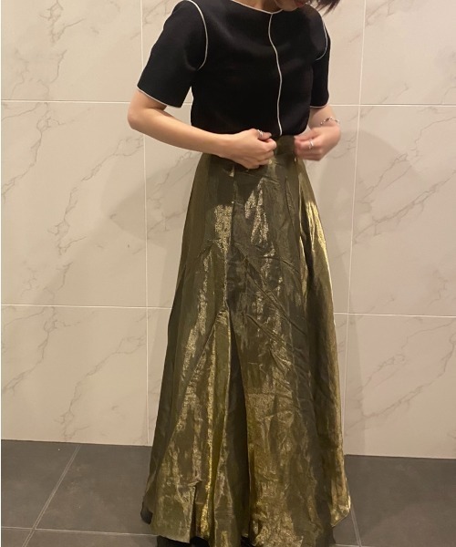 DuKKah(デュカ)の「Dukkah/【低身長向け】配色メロートップス(Tシャツ/カットソー・レディース・ホワイト/ブラック・X-SMALL)」の17枚目の写真