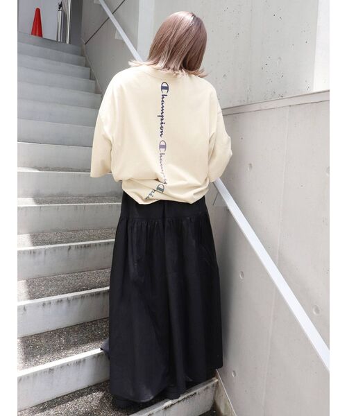 MURUA（ムルーア）の「ティアードフレアスカート（スカート・レディース・ベージュ/カーキ/グリーン/ブラック・FREE）」の12枚目の写真