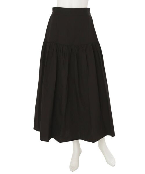 MURUA（ムルーア）の「ティアードフレアスカート（スカート・レディース・ベージュ/カーキ/グリーン/ブラック・FREE）」の5枚目の写真