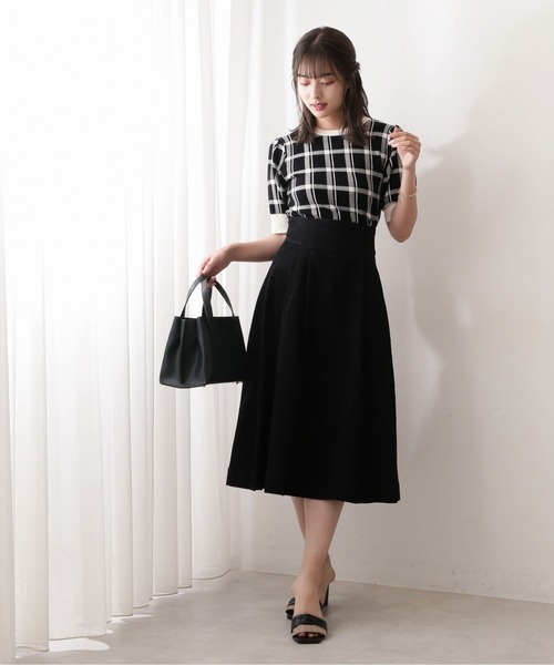 PROPORTION BODY DRESSING(プロポーションボディドレッシング)の「チェックニット / 1212270802(ニット/セーター・レディース・ネイビー/ダークグレー/ブラック・FREE)」の17枚目の写真