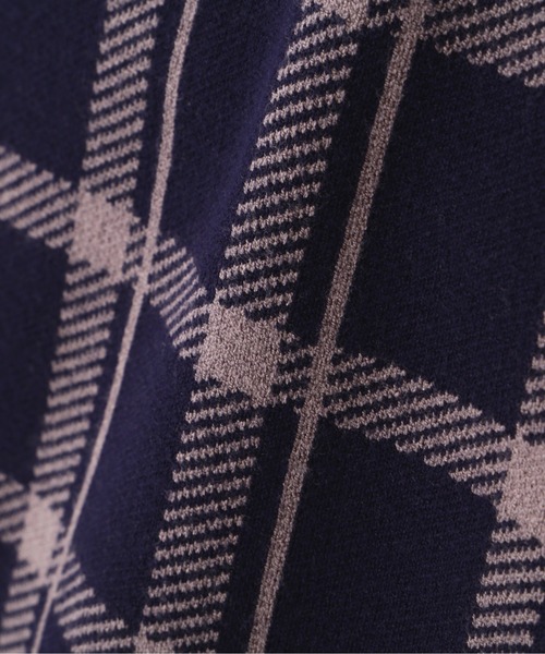 PROPORTION BODY DRESSING(プロポーションボディドレッシング)の「チェックニット / 1212270802(ニット/セーター・レディース・ネイビー/ダークグレー/ブラック・FREE)」の8枚目の写真
