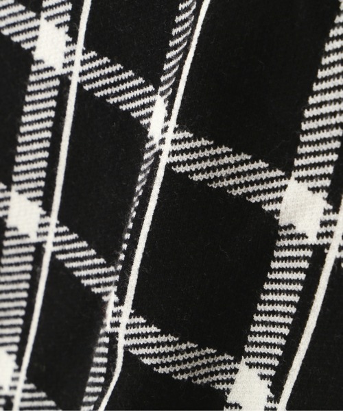 PROPORTION BODY DRESSING(プロポーションボディドレッシング)の「チェックニット / 1212270802(ニット/セーター・レディース・ネイビー/ダークグレー/ブラック・FREE)」の11枚目の写真