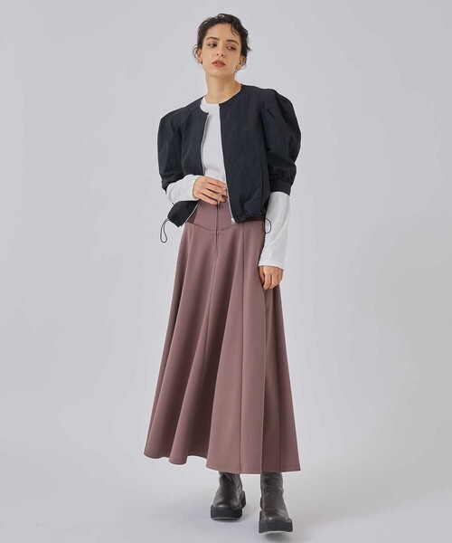 CITY TOKYO（シティトウキョウ）の「プラチナムスムースロンTEE（Tシャツ/カットソー・レディース・ホワイト/ブラック/パープル/ピンク・FREE）」の6枚目の写真