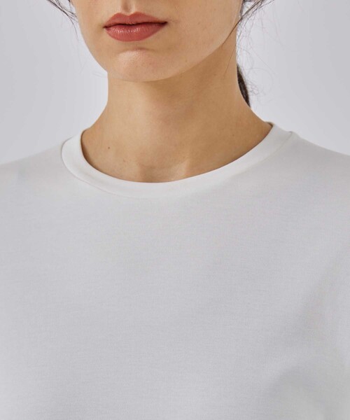 CITY TOKYO（シティトウキョウ）の「プラチナムスムースロンTEE（Tシャツ/カットソー・レディース・ホワイト/ブラック/パープル/ピンク・FREE）」の10枚目の写真