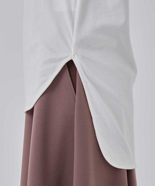 CITY TOKYO（シティトウキョウ）の「プラチナムスムースロンTEE（Tシャツ/カットソー・レディース・ホワイト/ブラック/パープル/ピンク・FREE）」の13枚目の写真