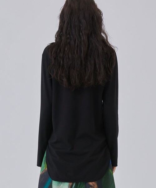 CITY TOKYO（シティトウキョウ）の「プラチナムスムースロンTEE（Tシャツ/カットソー・レディース・ホワイト/ブラック/パープル/ピンク・FREE）」の20枚目の写真