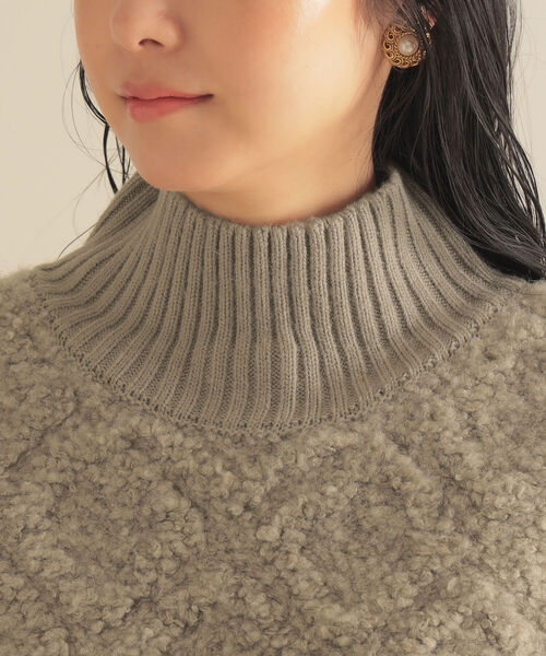 BeAMS DOT（ビームスドット）の「【WEB限定】BeAMS DOT / ジャカード ニットベスト（ベスト・レディース・ダークブラウン/ベージュ・FREE）」の14枚目の写真